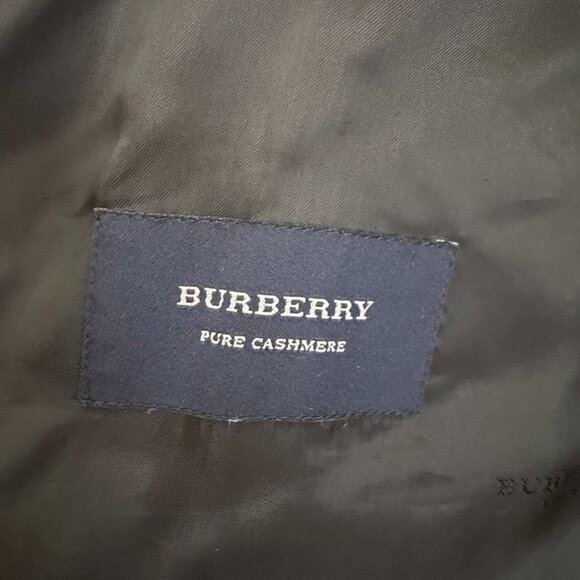 MEN'S BURBERRY CASHMERE COAT - Picture 2 of 6